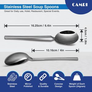 CAMRI Soup Spoon C62 <br>Pack of 6