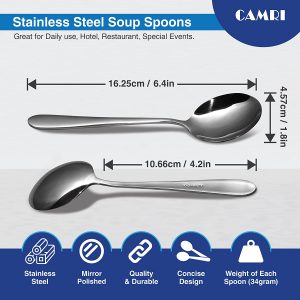 CAMRI Soup Spoon C61 <br>Pack of 6