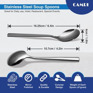 CAMRI Soup Spoon C37 <br>Pack of 6