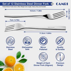CAMRI Dinner Fork C4 <br>Pack of 6