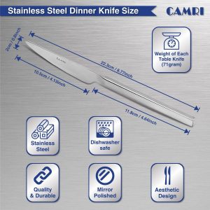 CAMRI Dinner Knife C62 <br>Pack of 2