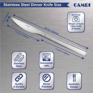 CAMRI Dinner Knife C37 <br>Pack of 2