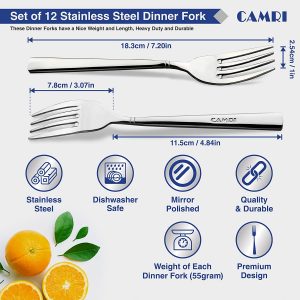CAMRI Dinner Fork C37 <br>Pack of 6